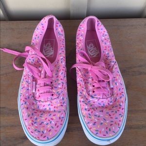 pink sprinkle vans